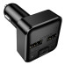 АЗП з FM-модулятором BOROFONE BC63 Selecto car BT FM transmitter Black