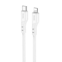 Кабель HOCO X97 Crystal color silicone charging data cable iP white Кабель HOCO X97 Crystal color silicone charging data cable iP white