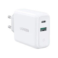 Мережевий зарядний пристрій UGREEN CD170 38W USB-C Wall Charger EU (White) (UGR-60468)
