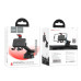 Автотримач для телефона HOCO H22 Dragon automatic clamping car holder(center console) Red Black