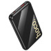 Зовнішній акумулятор HOCO Q37 Graceful 22.5W+PD20W power bank with two cables(10000mAh) Black