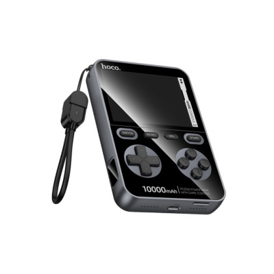 Зовнішній акумулятор HOCO Q47 Shine PD20W power bank with game console(10000mAh) Metal Gray Зовнішній акумулятор HOCO Q47 Shine PD20W power bank with game console(10000mAh) Metal Gray