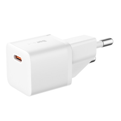 Мережевий зарядний пристрій Baseus GaN5 Fast Charger(mini) 1C 20W EU White