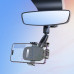 Автотримач для телефона HOCO H17 Waves rearview mirror car holder Black