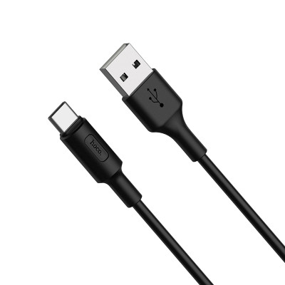Кабель HOCO X25 USB to Type-C 2A, 1m, PVC, PVC connectors, Black Кабель HOCO X25 USB to Type-C 2A, 1m, PVC, PVC connectors, Black