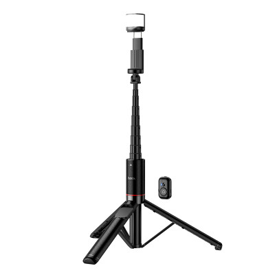 Штатив HOCO K34 Spring live broadcast holder with fill light Black Штатив HOCO K34 Spring live broadcast holder with fill light Black