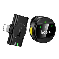 Бездротова мікрофонна система HOCO L21 Charm wireless microphone iP Black