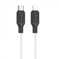 Кабель HOCO X90 Cool silicone PD charging data cable for iP White Кабель HOCO X90 Cool silicone PD charging data cable for iP White