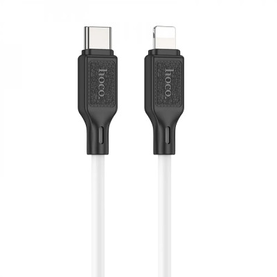 Кабель HOCO X90 Cool silicone PD charging data cable for iP White Кабель HOCO X90 Cool silicone PD charging data cable for iP White