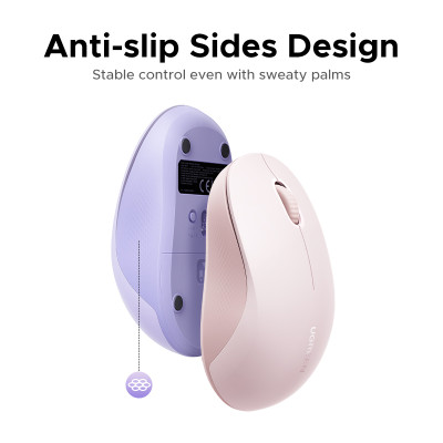 Маніпулятор миша бездротова UGREEN M331 Multi-mode Wireless Mouse Pink