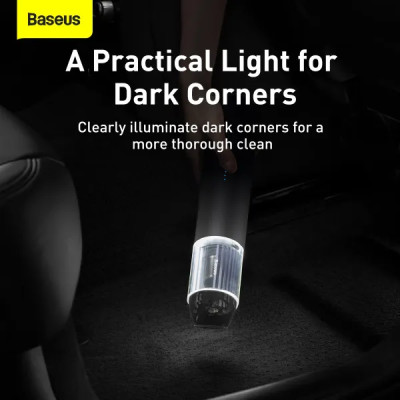 Автомобільний пилосос Baseus A3 Car Vacuum Cleaner （15000pa）Silver