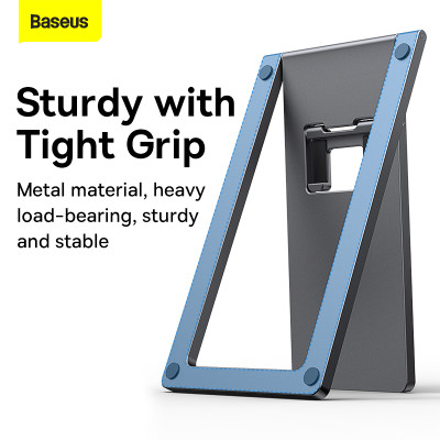 Підставка для телефона Baseus Foldable Metal Desktop Holder Gray Підставка для телефона Baseus Foldable Metal Desktop Holder Gray