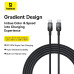Кабель Baseus Discolor Series Fast Charging Cable USB-C to USB-C 100W 1m Cluster Black Кабель Baseus Discolor Series Fast Charging Cable USB-C to USB-C 100W 1m Cluster Black