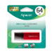 Флеш-накопичувач Apacer USB 3.2 Gen 1 AH25B 64Gb Red