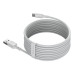 Кабель Baseus Simple Wisdom Data Cable Kit USB to Type-C 5A (2PCS/Set)1.5m White Кабель Baseus Simple Wisdom Data Cable Kit USB to Type-C 5A (2PCS/Set)1.5m White