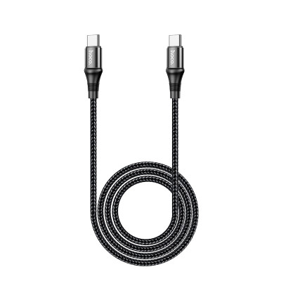 Кабель HOCO X50 Type-C to Type-C Exquisito 100W charging data cable(L=2M) Black Кабель HOCO X50 Type-C to Type-C Exquisito 100W charging data cable(L=2M) Black