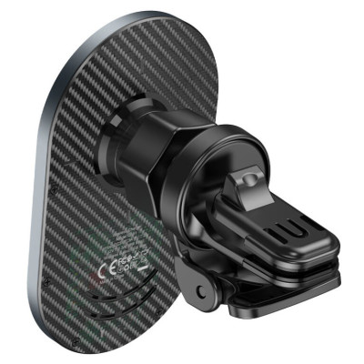 Автотримач для телефона з БЗП HOCO CA91 Magic magnetic wireless fast charging car holder Gray Автотримач для телефона з БЗП HOCO CA91 Magic magnetic wireless fast charging car holder Gray