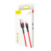 Кабель Baseus Cafule Cable USB For Lightning 2.4A 1m Red+Red Кабель Baseus Cafule Cable USB For Lightning 2.4A 1m Red+Red
