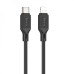 Кабель HOCO X90 Cool silicone PD charging data cable for iP Black