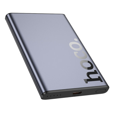 Внешний аккумулятор HOCO Q32 Bird PD20W wireless magnetic power bank(5000mAh) Metal Gray