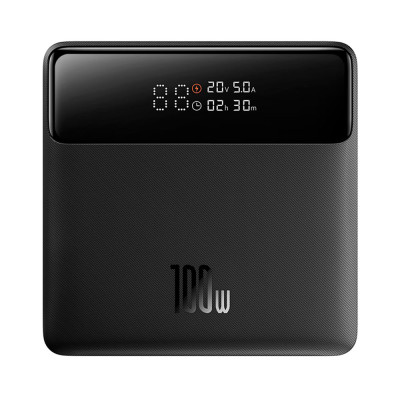 Зовнішній акумулятор Baseus Blade Power Digital Display Fast Charging Power Bank HD Edition 20000mAh 100W Black Зовнішній акумулятор Baseus Blade Power Digital Display Fast Charging Power Bank HD Edition 20000mAh 100W Black