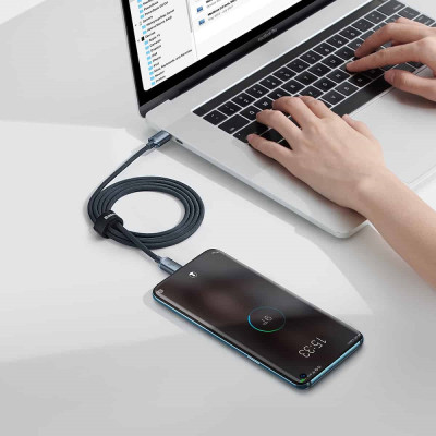 Кабель Baseus Crystal Shine Series Fast Charging Data Cable Type-C to Type-C 100W 1.2m Black Кабель Baseus Crystal Shine Series Fast Charging Data Cable Type-C to Type-C 100W 1.2m Black
