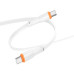 Кабель BOROFONE BX118 Esplendido 60W charging data cable C to C White