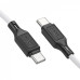 Кабель HOCO X90 Cool 60W silicone charging data cable for Type-C to Type-C White Кабель HOCO X90 Cool 60W silicone charging data cable for Type-C to Type-C White