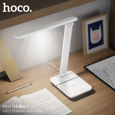 Светильник HOCO HX11 Foldable table lamp White