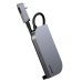 USB-хаб Baseus Bend Angle No.7 Multifunctional Type-C HUB Converter(Upgrade) Space Gray USB-хаб Baseus Bend Angle No.7 Multifunctional Type-C HUB Converter(Upgrade) Space Gray