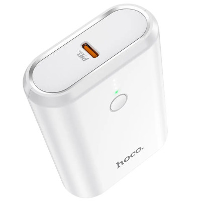 Зовнішній акумулятор HOCO Q3 Mayflower PD20W+QC3.0 power bank(10000mAh) White