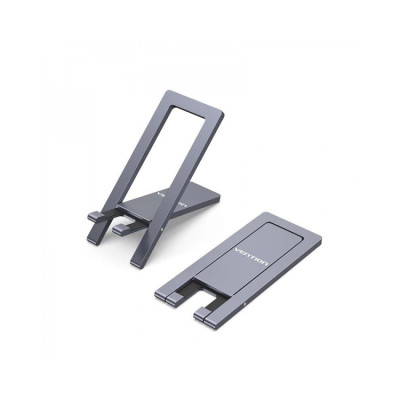 Тримач для телефона Vention Portable Cell Phone Stand Holder for Desk Aluminum Alloy Type Gray (KCZH0)