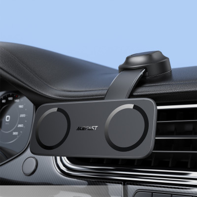 Автотримач для телефона ACEFAST D60 dual magnet car holder for dashboard Black