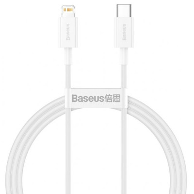 Кабель Baseus Superior Series Fast Charging Data Cable Type-C to iP PD 20W 2m White Кабель Baseus Superior Series Fast Charging Data Cable Type-C to iP PD 20W 2m White