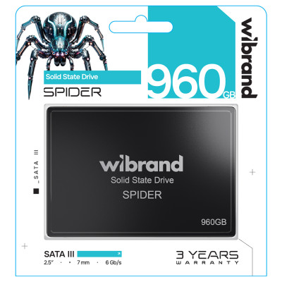 Накопитель SSD Wibrand Spider 960 GB 2.5 Накопитель SSD Wibrand Spider 960 GB 2.5