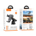 Автотримач для телефона HOCO CA104 vertical and horizontal telescopic gravity vehicle holder Black Metal Gray Автотримач для телефона HOCO CA104 vertical and horizontal telescopic gravity vehicle holder Black Metal Gray