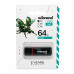 Флеш-накопичувач Wibrand USB 3.2 Gen1 Scarab 64GB Black Флеш-накопичувач Wibrand USB 3.2 Gen1 Scarab 64GB Black