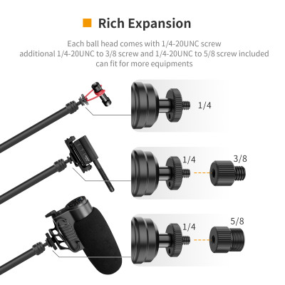 Штатив-тримач Ulanzi Vijim Desktop Flexible Arm/Light Stand(Three-Stages) (UV-2666 LS08) Штатив-тримач Ulanzi Vijim Desktop Flexible Arm/Light Stand(Three-Stages) (UV-2666 LS08)