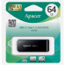 Флеш-накопичувач Apacer USB 3.2 Gen 1 AH356 64GB Black