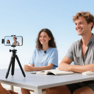 Бездротова мікрофонна система ACEFAST R3 dual-mic (Type-C) Black