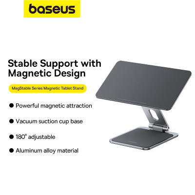 Підставка для планшету Baseus MagStable Series Magnetic Tablet Stand for Pad 12.9″ Space Grey