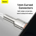 Кабель Baseus Cafule Series Metal Data Cable USB to Type-C 66W 1m White Кабель Baseus Cafule Series Metal Data Cable USB to Type-C 66W 1m White