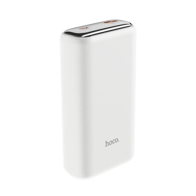 Зовнішній акумулятор HOCO Q1A Kraft fully compatible power bank(20000mAh) White