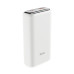 Зовнішній акумулятор HOCO Q1A Kraft fully compatible power bank(20000mAh) White