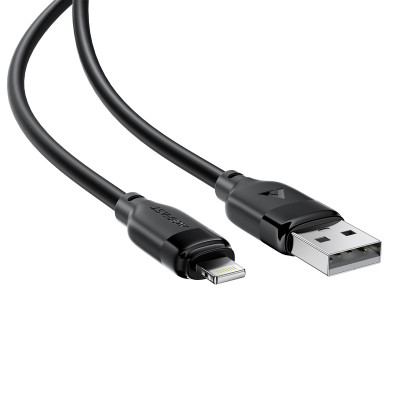 Кабель ACEFAST C16-02 TPU charging data cable USB-A to L Black