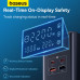 Мережевий зарядний пристрій Baseus PowerCombo Tower Digital PowerStrip 3AC+2U+2C 35W with 1.5m Power Cord EU Cluster Black