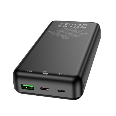 Внешний аккумулятор HOCO J87A Tacker PD20W+QC3.0 power bank(20000mAh) Black