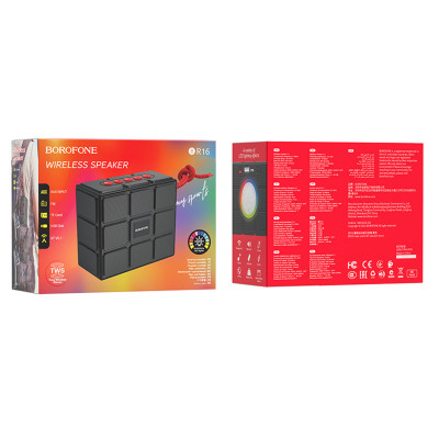 Портативна колонка BOROFONE BR16 Gage sports wireless speaker Black Портативна колонка BOROFONE BR16 Gage sports wireless speaker Black