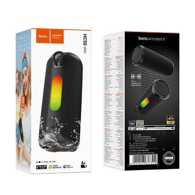 Портативна колонка HOCO HC50 Advantage, 8W, IPX4, Black Портативна колонка HOCO HC50 Advantage, 8W, IPX4, Black