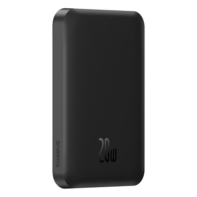 Зовнішній акумулятор Baseus Magnetic Mini Wireless Fast Charge Power Bank 5000mAh 20W Cluster Black(With Simple Series Charging Cable Type-C to Type-C Зовнішній акумулятор Baseus Magnetic Mini Wireless Fast Charge Power Bank 5000mAh 20W Cluster Black(With Simple Series Charging Cable Type-C to Type-C